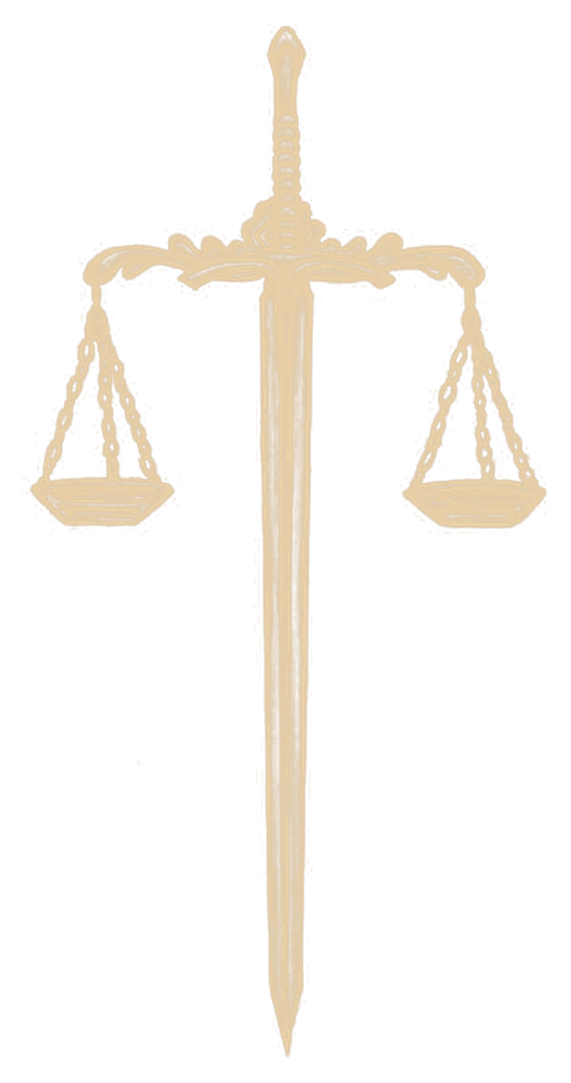 Annie Rupchand Law Official Insignia (Sword & Scales of Justice)